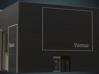 Building 5B Low-poly 3D model