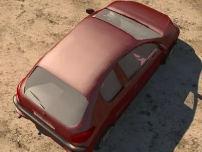 peugeot 206 Free 3D model