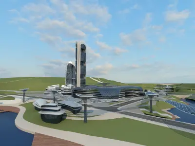  Office Building 2 3D model