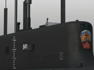 Project 955A Borei A class submarine 3D model