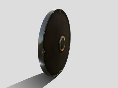 Boromir Shield Low-poly 3D model