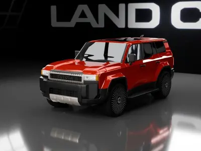 2024 Toyota Landcruiser Free 3D model