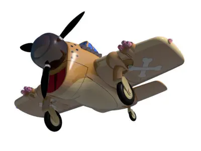 Dog fighter 3D model