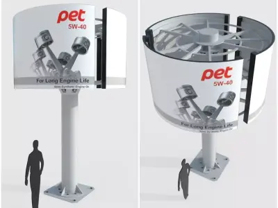 Billboard M8 Low-poly 3D model