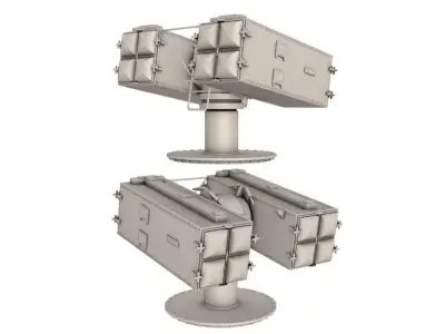 Mk 29 Missile Launching System 3D model