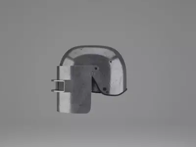 War Helmet - Game Ready 3D model