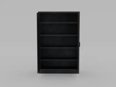 Metal Cabinet Low-poly 3D model
