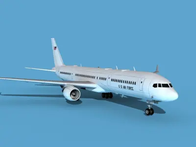 Boeing C-32B US Air Force V02 3D model