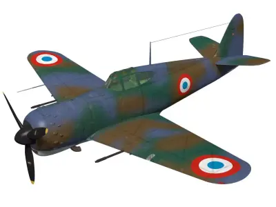 Bloch MB157 3D model