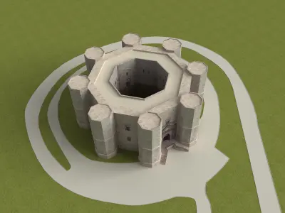 Castel del Monte Apulia 3D model