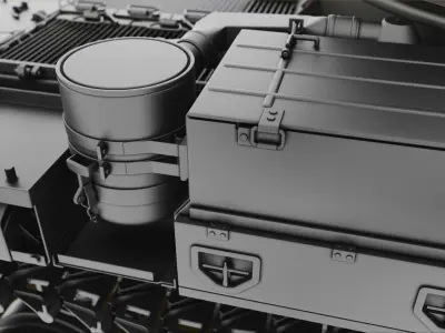 M42 Duster 40mm Self-Propelled Anti-Aircraft Gun 3D model