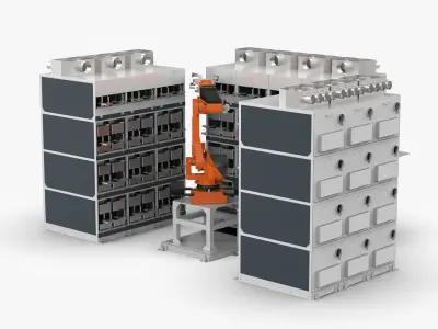 Automatic Main Board Testing Machine 3D model