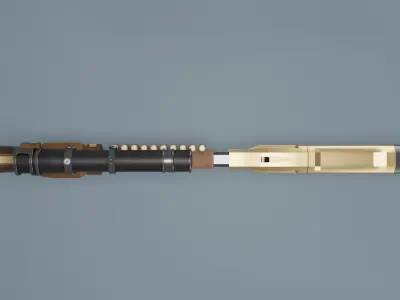 Gun fantasy 3D model