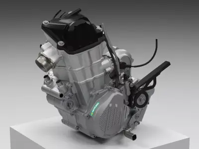 KTM EXC 450-500 4-STROKE ENGINE 3D model