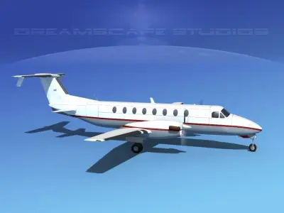 Beechcraft B1900C V01 3D model