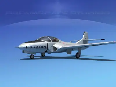 Cessna T-37 Tweetybird V01 USAF 3D model