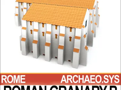 Roman Granary B 3D model