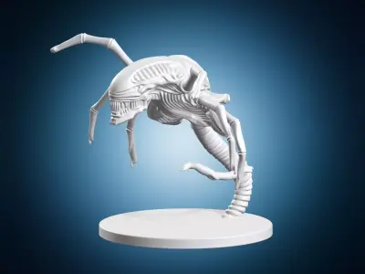 Alien Facehugger Model 3D print model