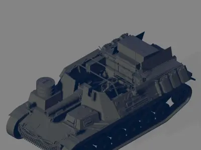 15cm sIG 33 B Sfl 3D model