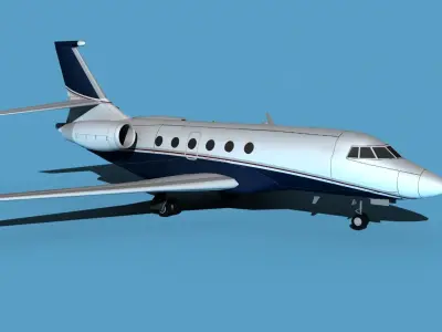 Dassault Falcon 2000 V03 3D model