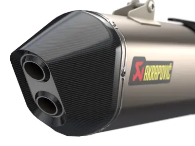 Akrapovic Exhaust Low-poly 3D model