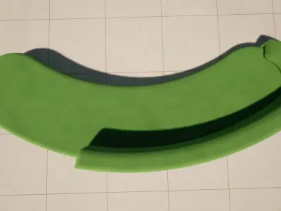Curve Sofa Free 3D print model