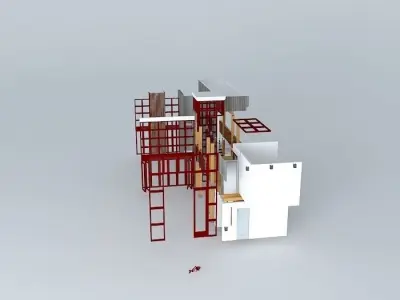 Industrial part Free 3D model