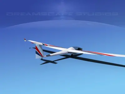 Glaser-Dirks DG-300 Glider V01 3D model
