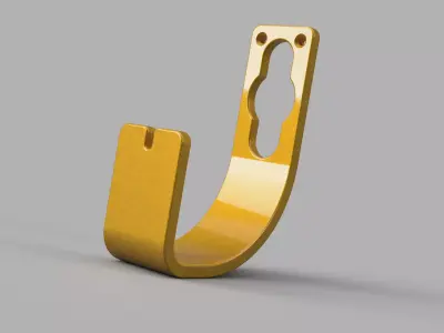 Tap-Mounted Garden Hose Hanger 3D print model