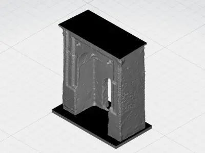 Historical Gate- Building Structure- 3d printer 3D print model