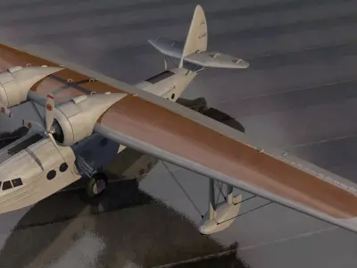 Sikorsky S-43 Baby Clipper 3D model