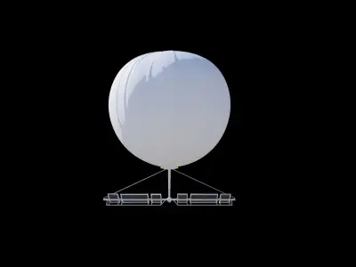 Not Spy Balloon That Was Shot Down With AIM-9X Sidewinder 3D print model