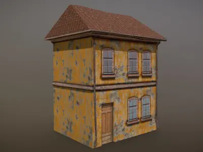 Forgotten House 8 Low-poly 3D model