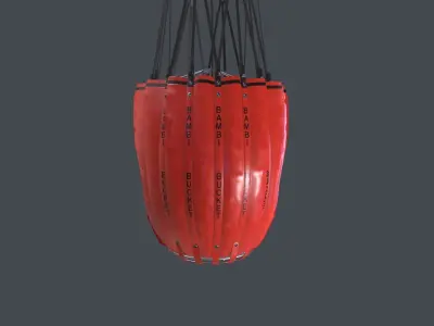 Water Drain Bambi Bucket Low-poly 3D model