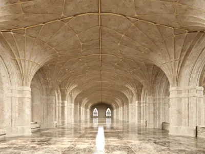 3D Classical Historic Interior 322 3D model