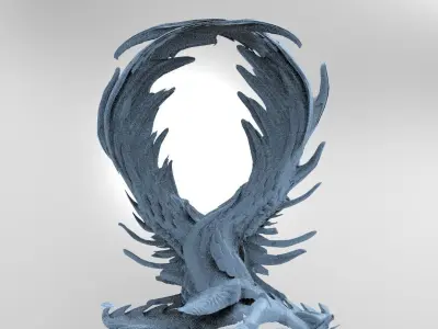 Dinosaur Spine Arch 4 3D model