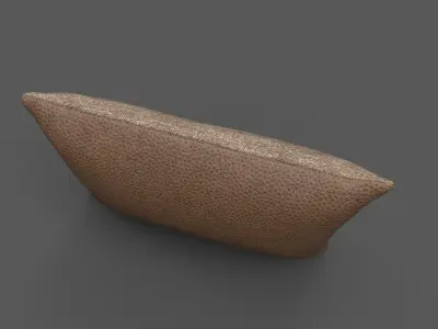 Cushion furniture Low-poly 3D model 6