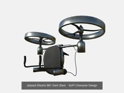 10 Jetpack Electric B Collection - SciFi Character Design 