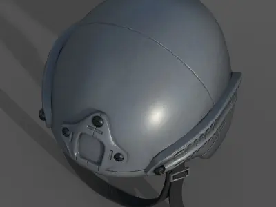 Helmet military combat soldier armor Generic Low-poly 3D model