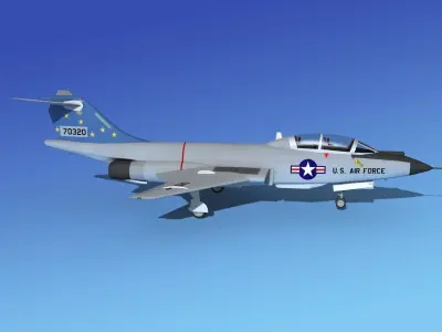 McDonnell F-101B Voodoo V02 3D model
