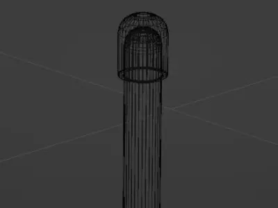 Melee Weapon - Weighted Stick Free 3D model