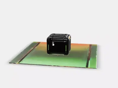 Modern Rectangular BatteryPack Low-poly 3D model