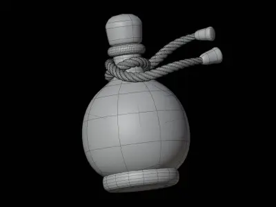 Energy Potion 3D Illustration 3D model