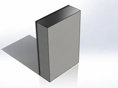 Painel Eletrico 300 x 800 x 1200 Electrical Panel 3D model