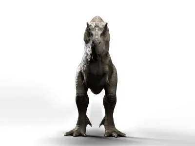 Trex dinosaur game model Tyrannosaurus  Low-poly 3D model