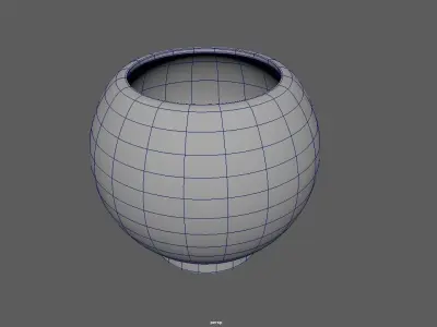 Glass Fish Bowl  3D model