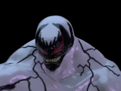 Anti-Venom Rigged 3D model