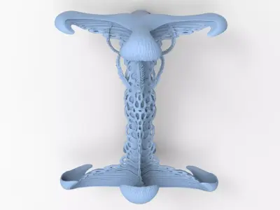 Alien stone 4 3D model