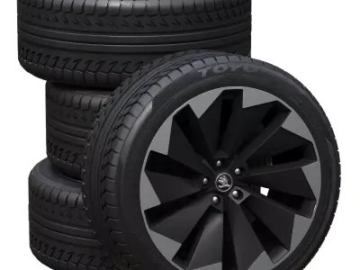 Skoda wheels 3D model