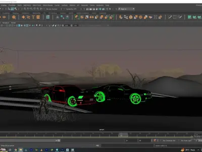 race car bg Free 3D model